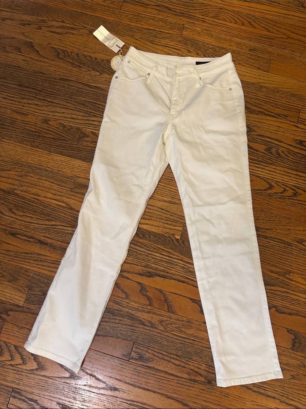 Women's Straight-Leg Jeans in White